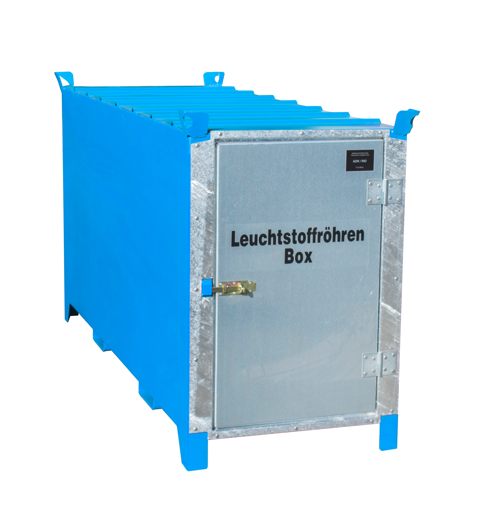 Leuchtstoffröhren-Box Typ SL RAL 5012 Lichtblau