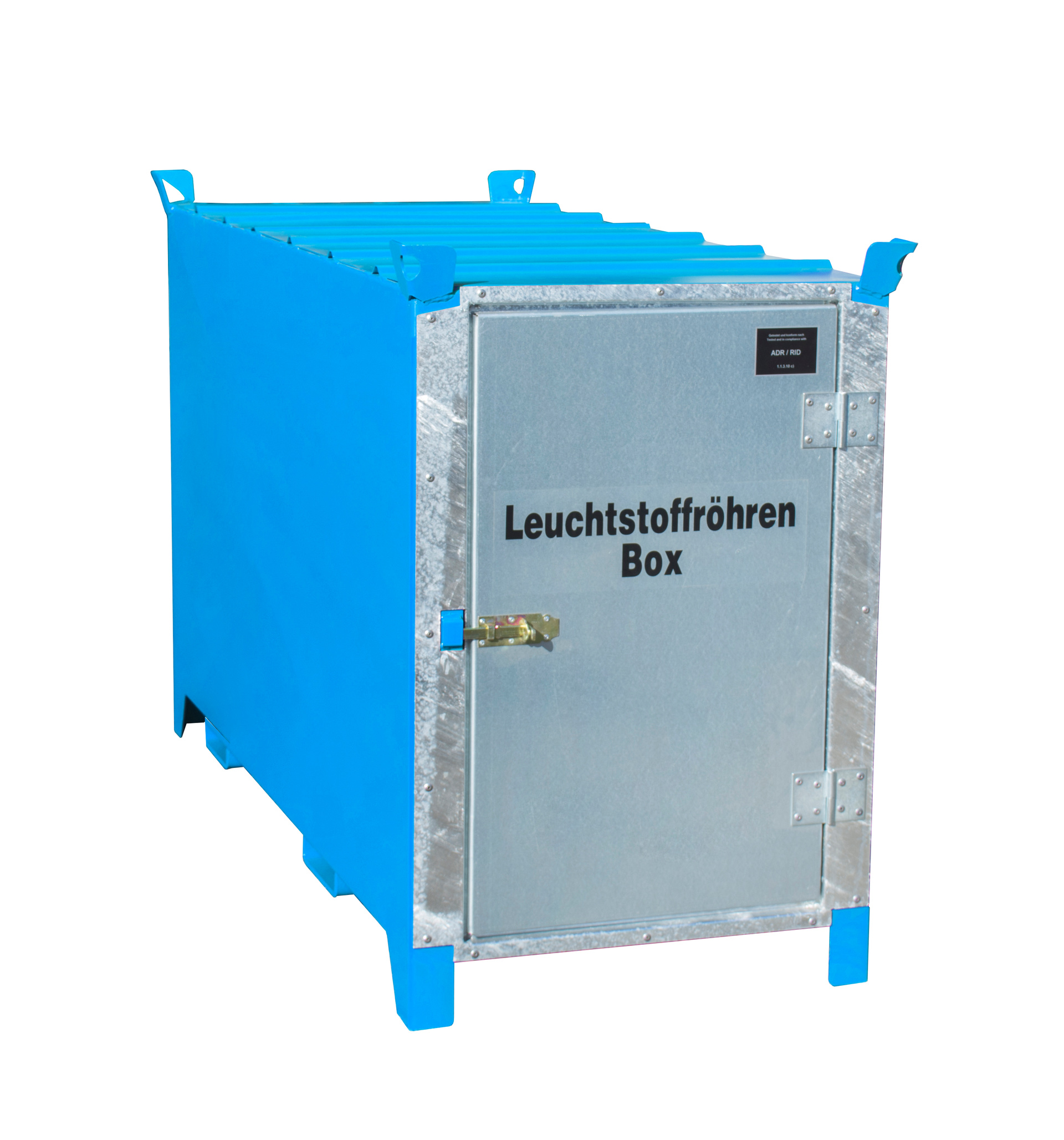 Leuchtstoffröhren-Box Typ SL RAL 5012 Lichtblau