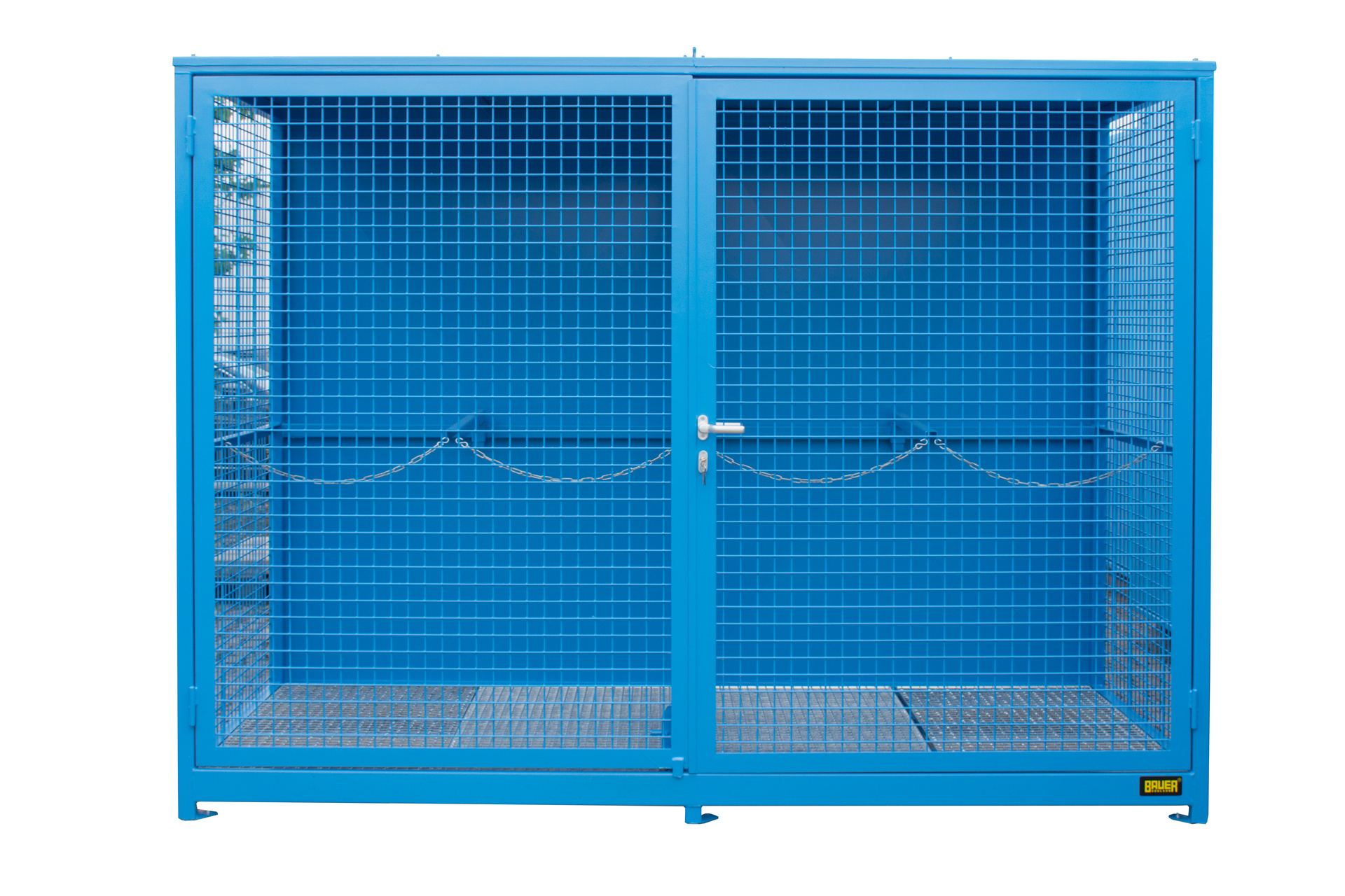 Gasflaschen-Container Typ GFC RAL 5012 Lichtblau