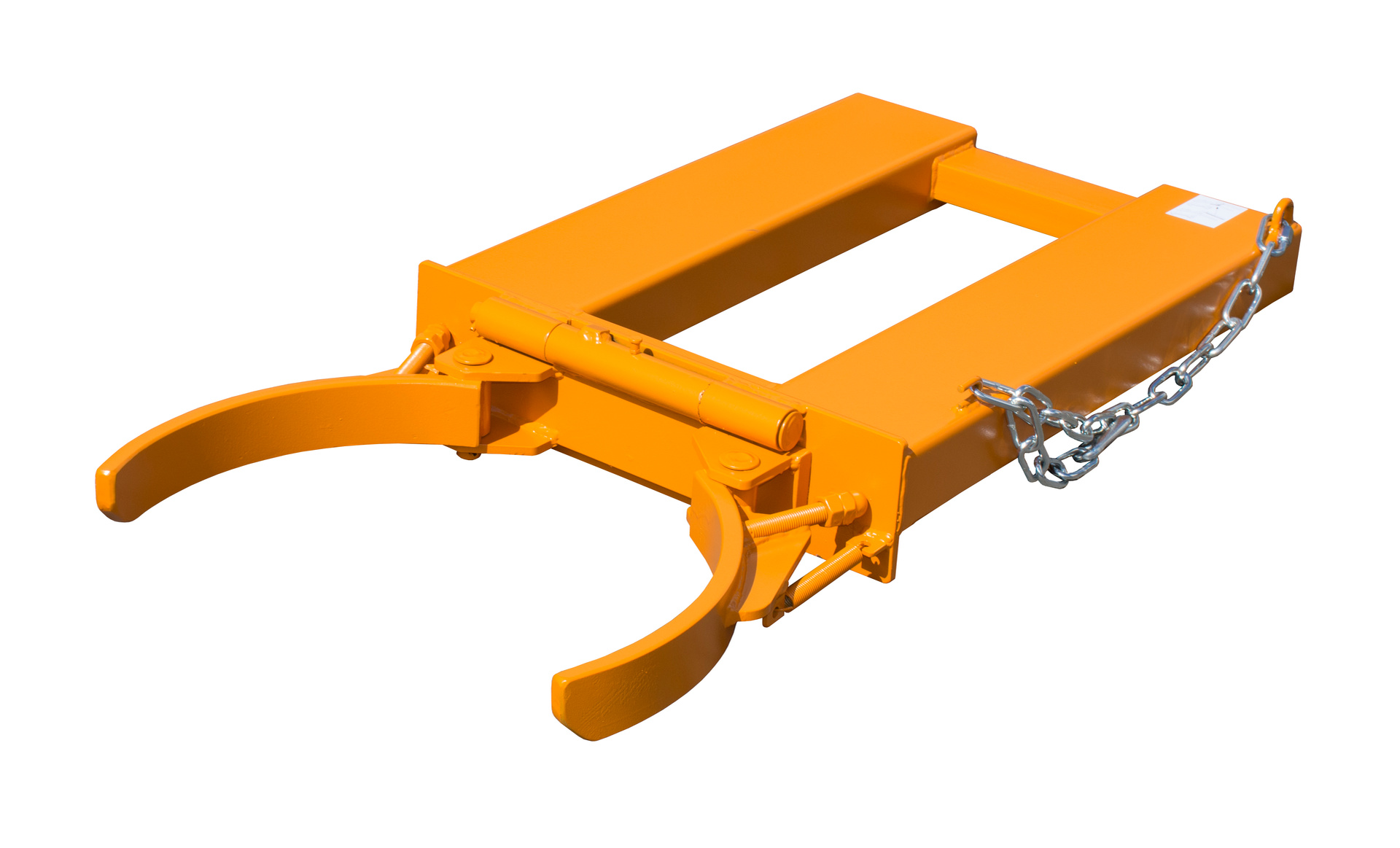 Fassgreifer Typ FK RAL 2000 Gelborange-Anbaugeräte für Ihren Stapler